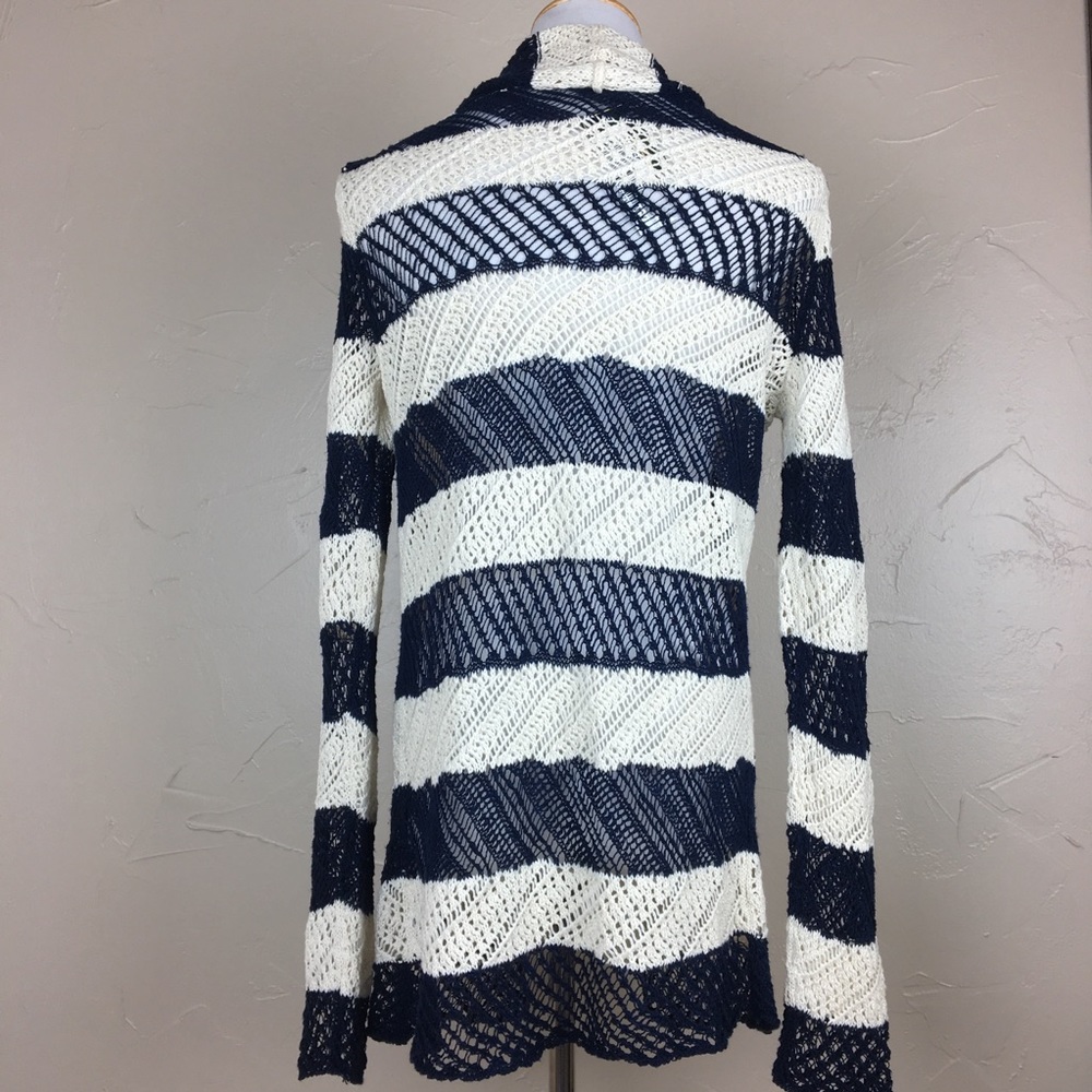 Lauren Ralph Lauren navy and cream cardigan - Picture 4 of 7